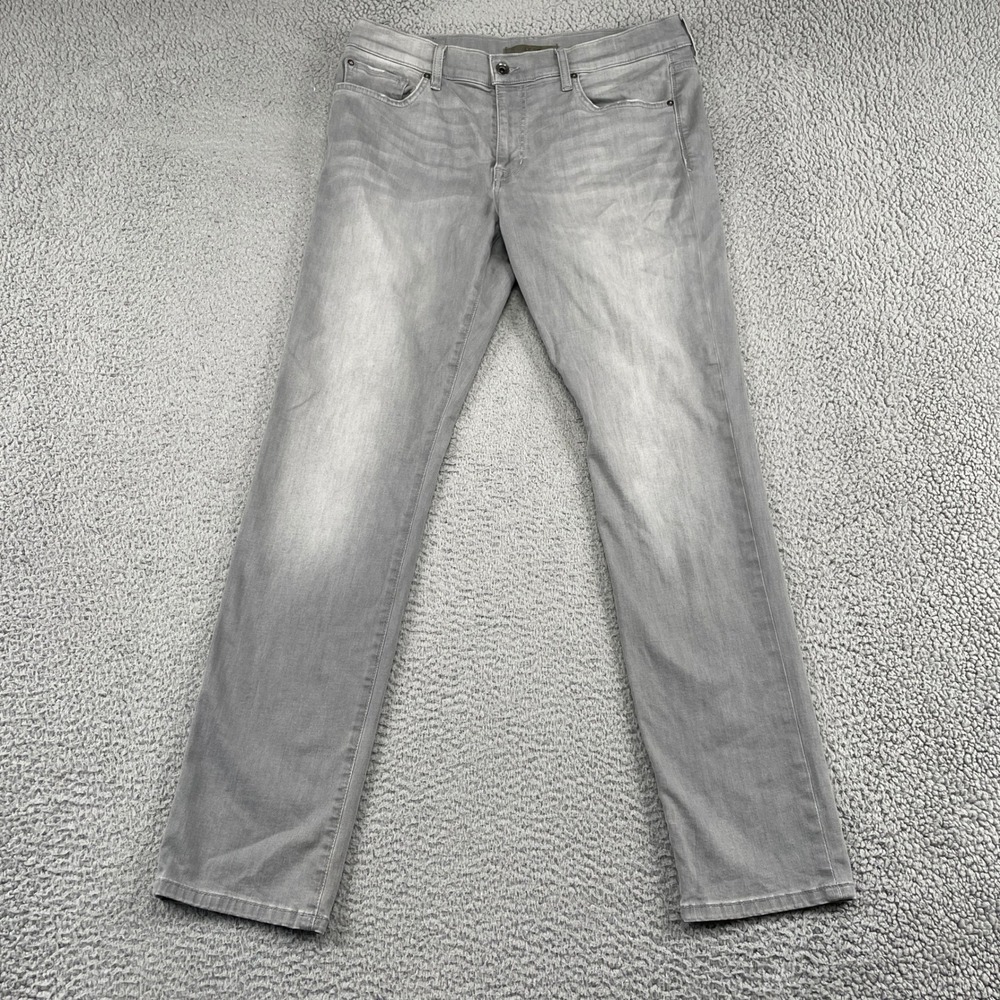 Joe's Jeans Pants Mens 34 Grey Brent Slim Fit Stretch Cotton Lyocell Blend